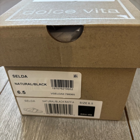 DOLCE VITA raffia sandals SELDA women size 6.5 beachy boho open-toe  EUC - Picture 7 of 7